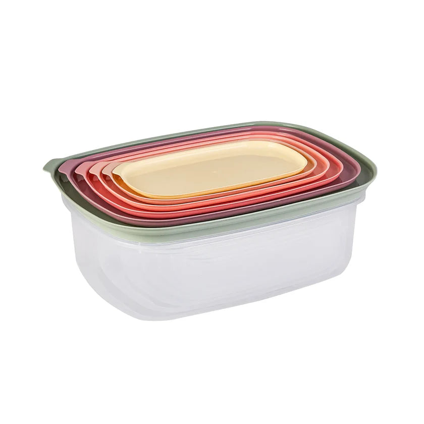 Vicks Light 6 Piece Storage Container Set, Multi